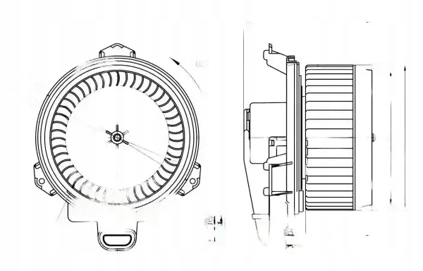 фото №1, Повітродувка вентилятор обдув 34296 nrf toyota