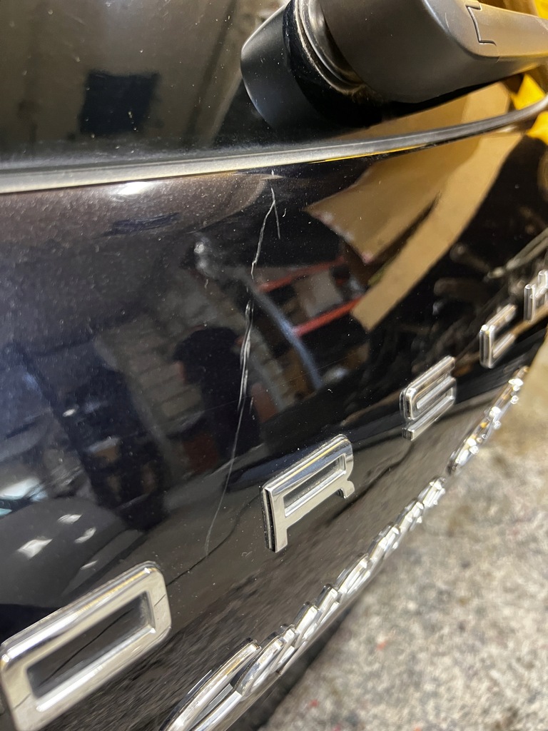 фото №14, Кришка багажника багажника задня задня скло спойлер porsche cayenne ii 7p5 gts lc9x c9x