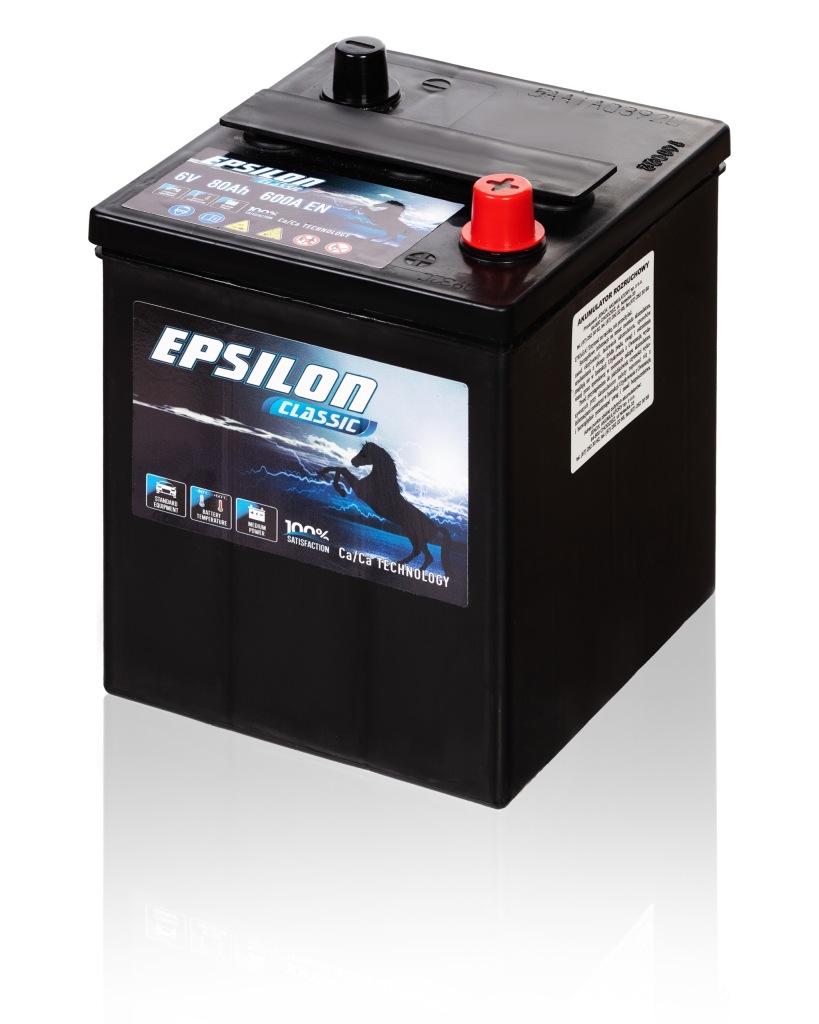 фото №1, Аккумулятор epsilon classic 6v 80ah trabant, garbus