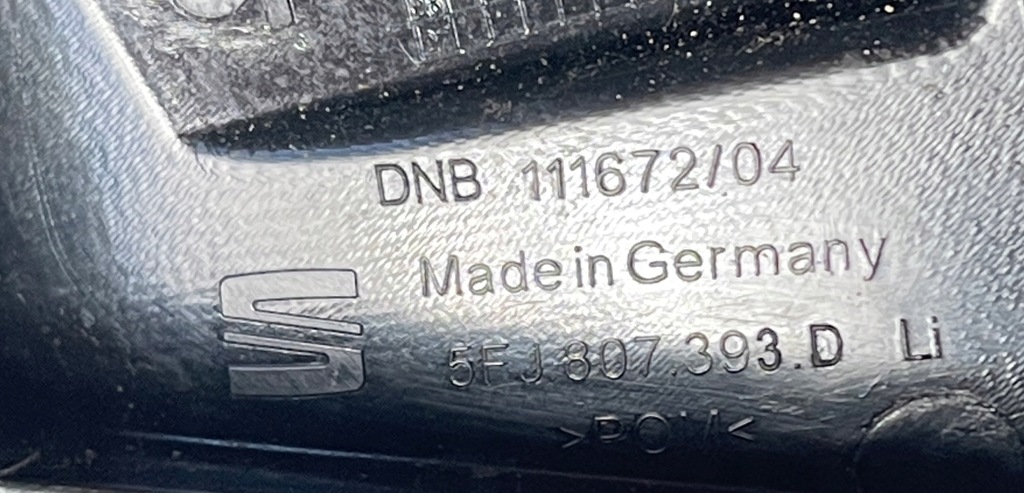 фото №3, Seat tarraco напрямна бампера лівий задня 5fj807393d