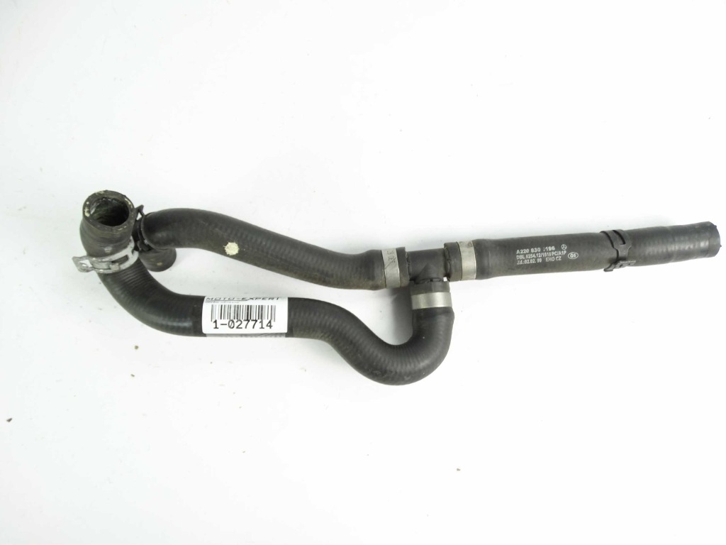 фото №3, Mercedes w220 пабтрубок  труба шланг воды электроклапан