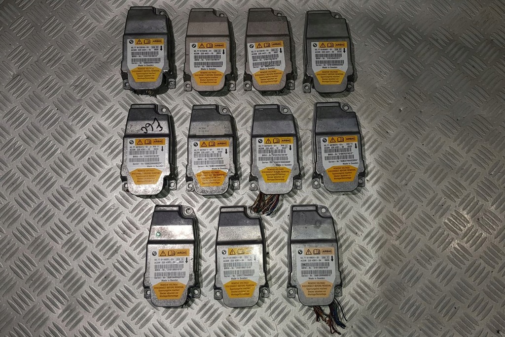 фото №6, Bmw 5 e60 e61 lci lift модуль блок керування acsm подушок подушка безпеки 9172019 uk 09r