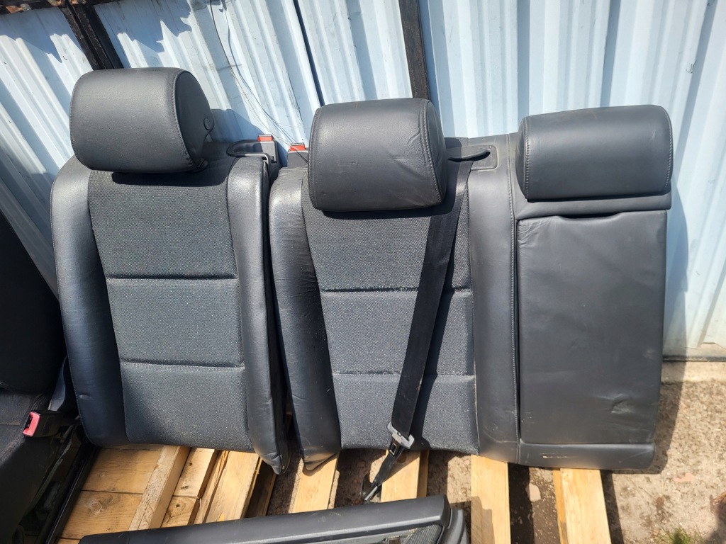 фото №7, Сидіння заднє сидіння audi a4 b6 speed s line kombi напівшкіра + обшивки