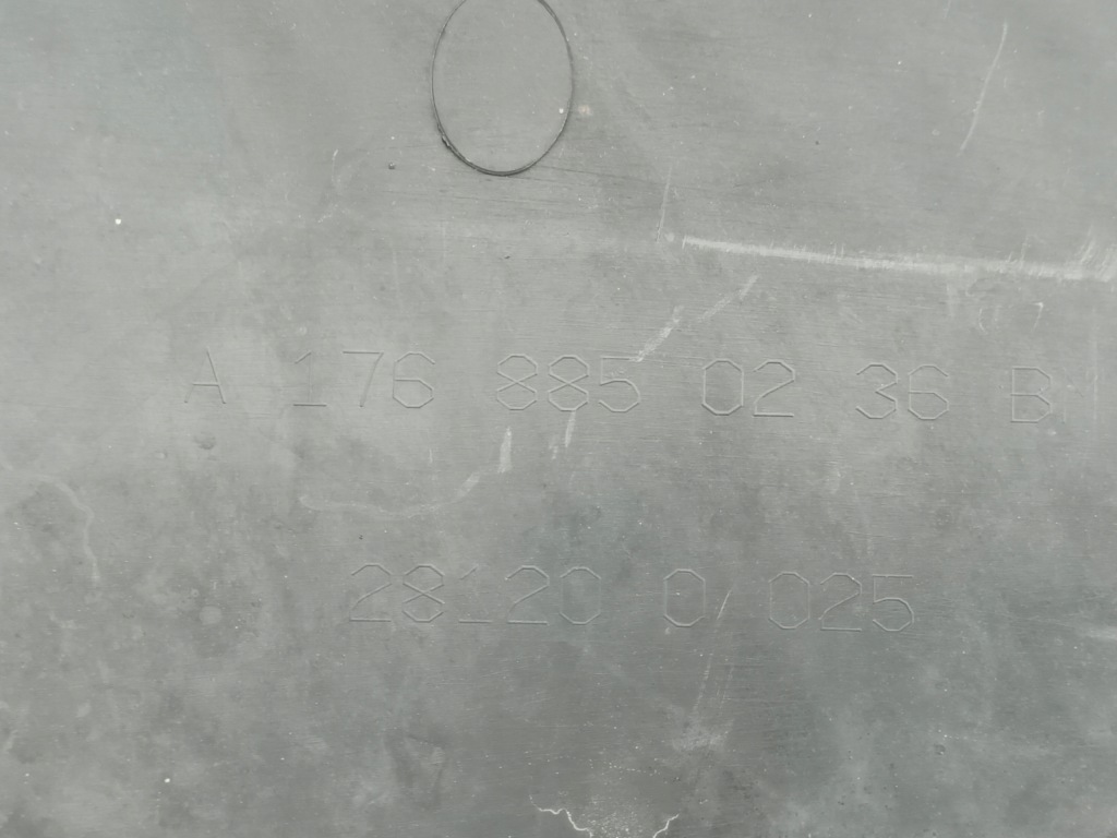 фото №10, Захист плита pod бампер mercedes a-klasa amg w176 перед