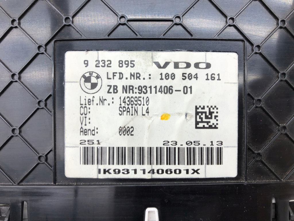 Bmw f30 n57 панель приборы дизель европа 9311406 Доставка