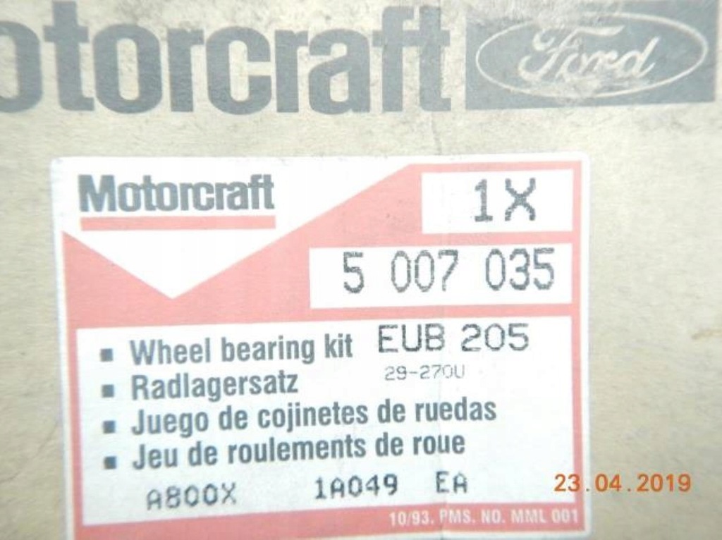 фото №6, Ford оригинальный номер 5007035 набор ремонтный ступица