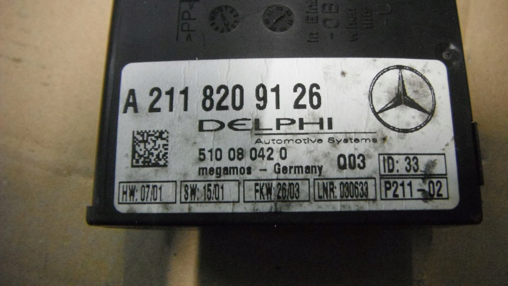 фото №2, Mercedes модуль сигналізація 2118209126