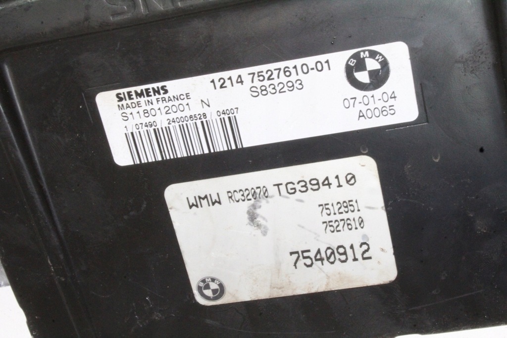 фото №3, Бортовий комп'ютер двигуна ecu mini cooper r50, r53 s118012001n 2001