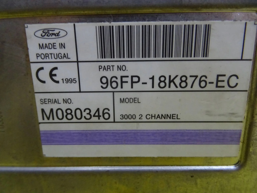 фото №7, Радіо ford 3000 + kod ford fiesta 96fp-18k876-ec nr200