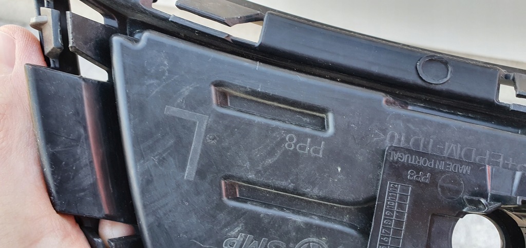 фото №4, Vw t-roc решётка левая бампер задняя оригинал