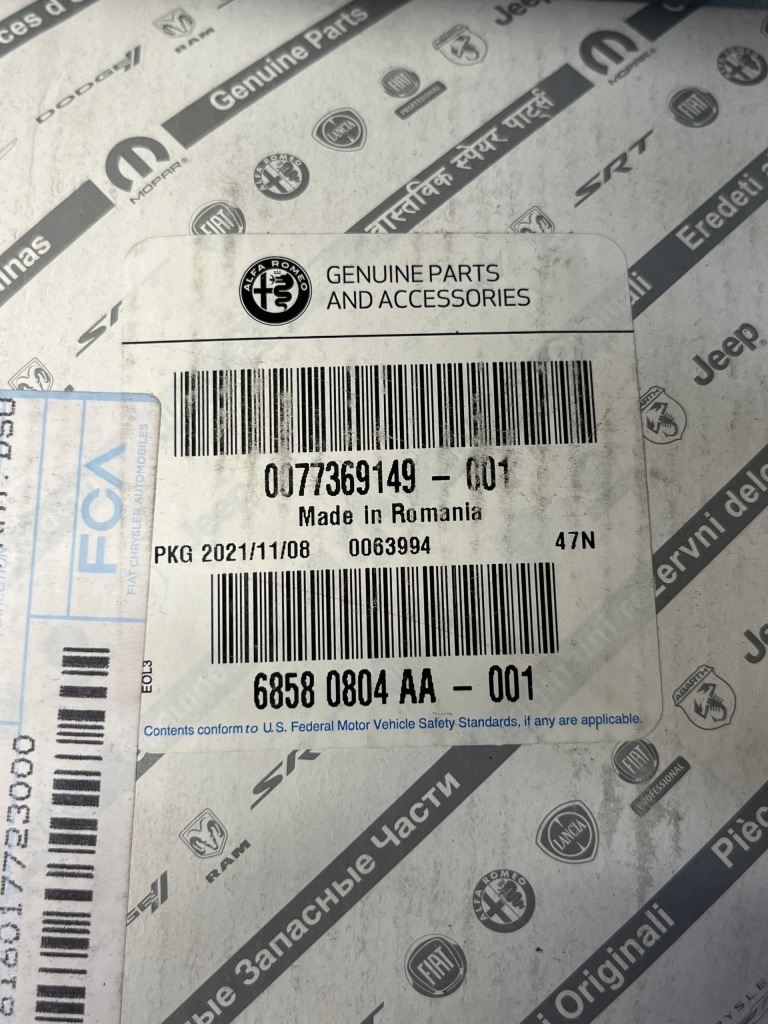 фото №4, Тормозные колодки тормозные перед alfa romeo giulia stelvio 2.0 2.2