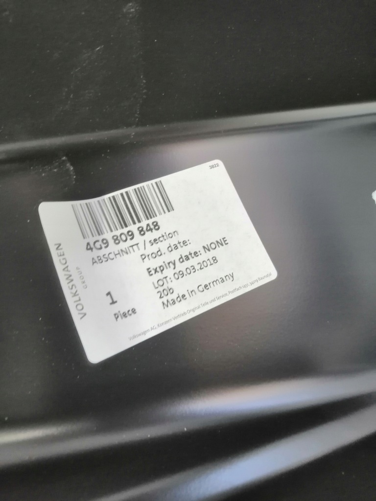 фото №9, Правий поріг блок двигуна audi a6 c7 4g9 новий оригінал