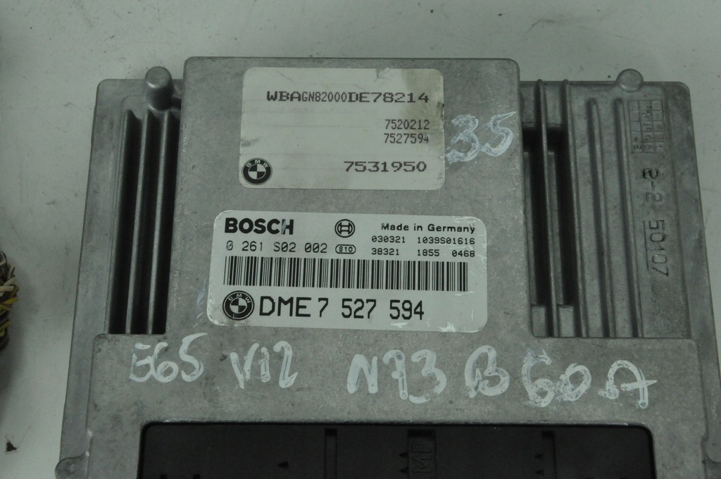 фото №7, Bmw e65 бортовий комп'ютер набір стартовий 6.0i n73 nr 291