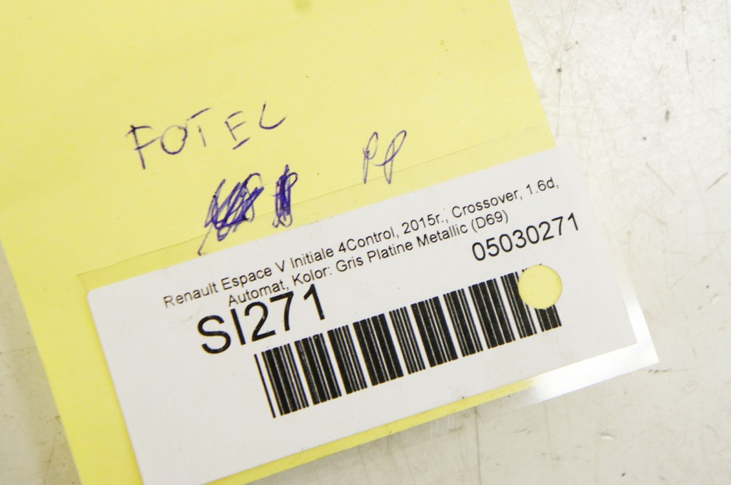 фото №8, Si271 renault espace v сидіння правий перед