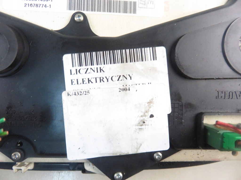 фото №5, Лічильник renault master ii fd 2.5 dci 100 - g9u 754 p8200359415e