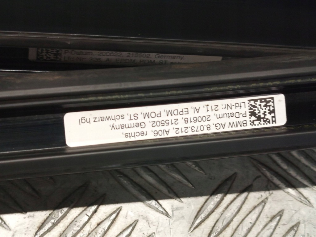 фото №14, Bmw оригінальний номер 8073211 3' g21 рейлінги дахові shadowline лівий правий комплект