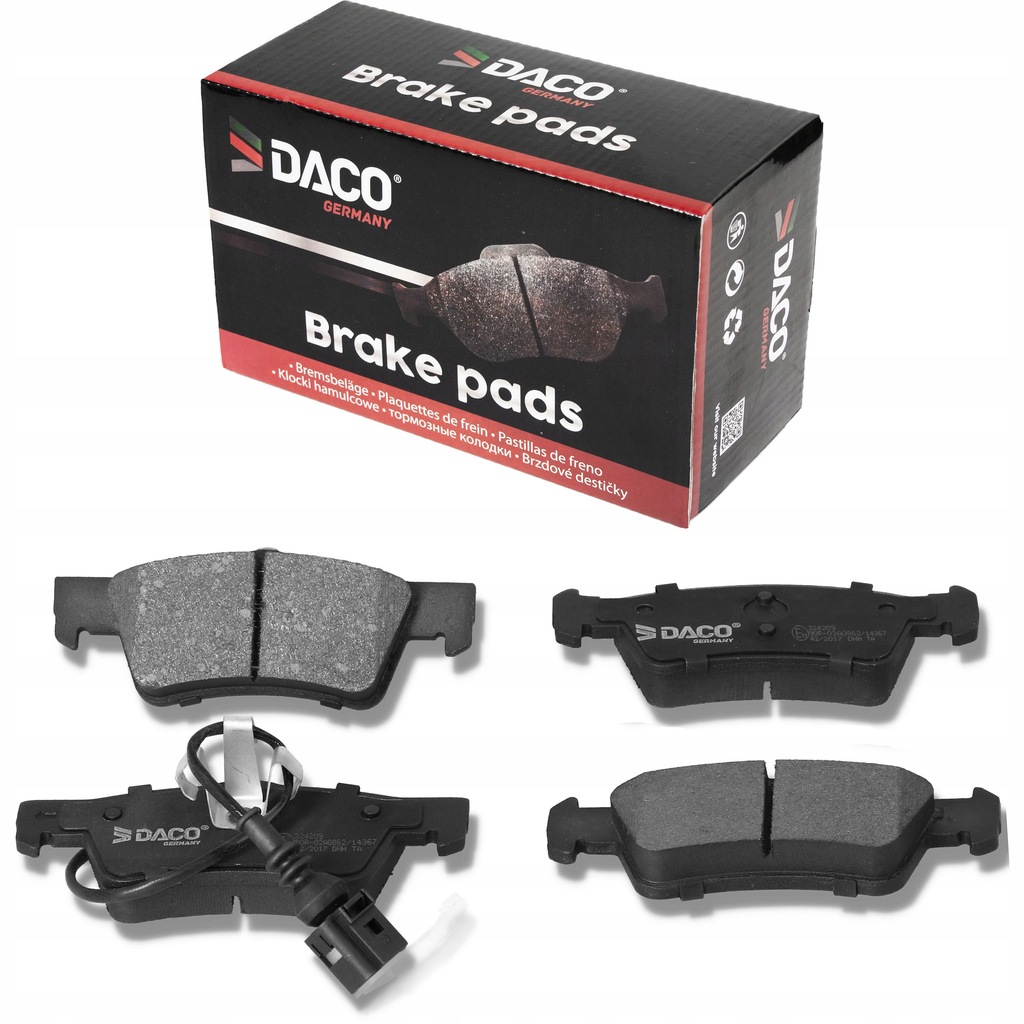фото №1, Daco тормозные колодки тормозные vw transporter t5 03- задняя