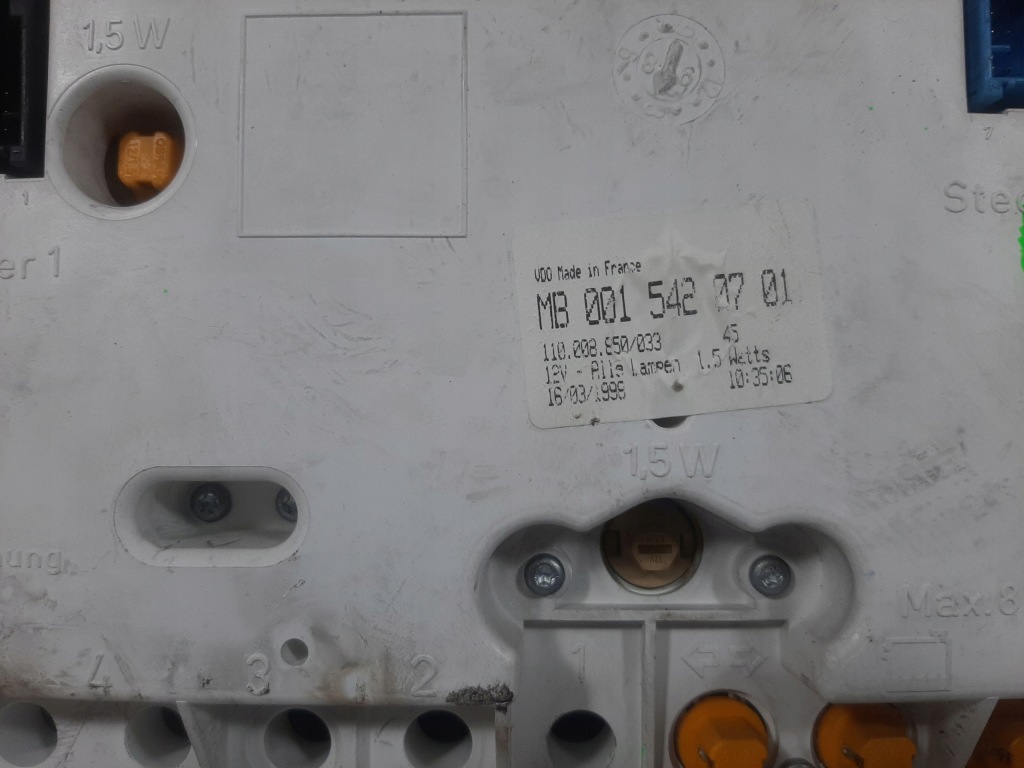 Mercedes w638 v-klasa 2.8 12v 98r панель приборів 0015420701 Оригінал