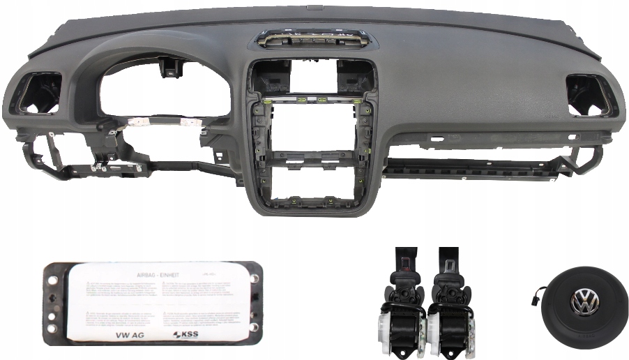 фото №1, Приборная панель консоль подушка безопасности ремни vw scirocco