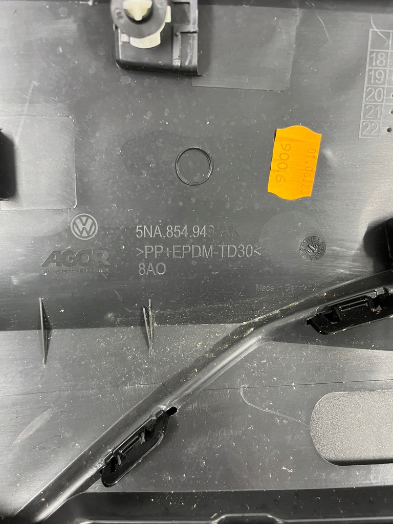 фото №10, Vw tiguan ii 5na lift молдинг двері лівий задня 5na854949ak org fv 24h