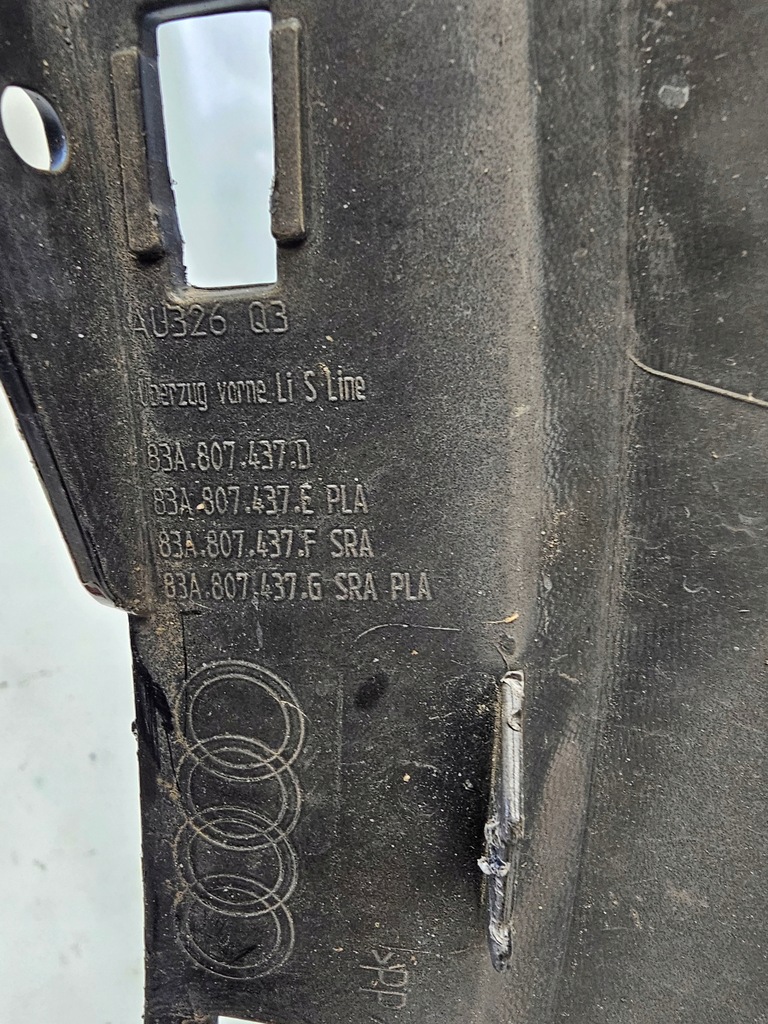 фото №8, Бампер лівий bok кутик audi q3 83a 18-22 s-line перед передній