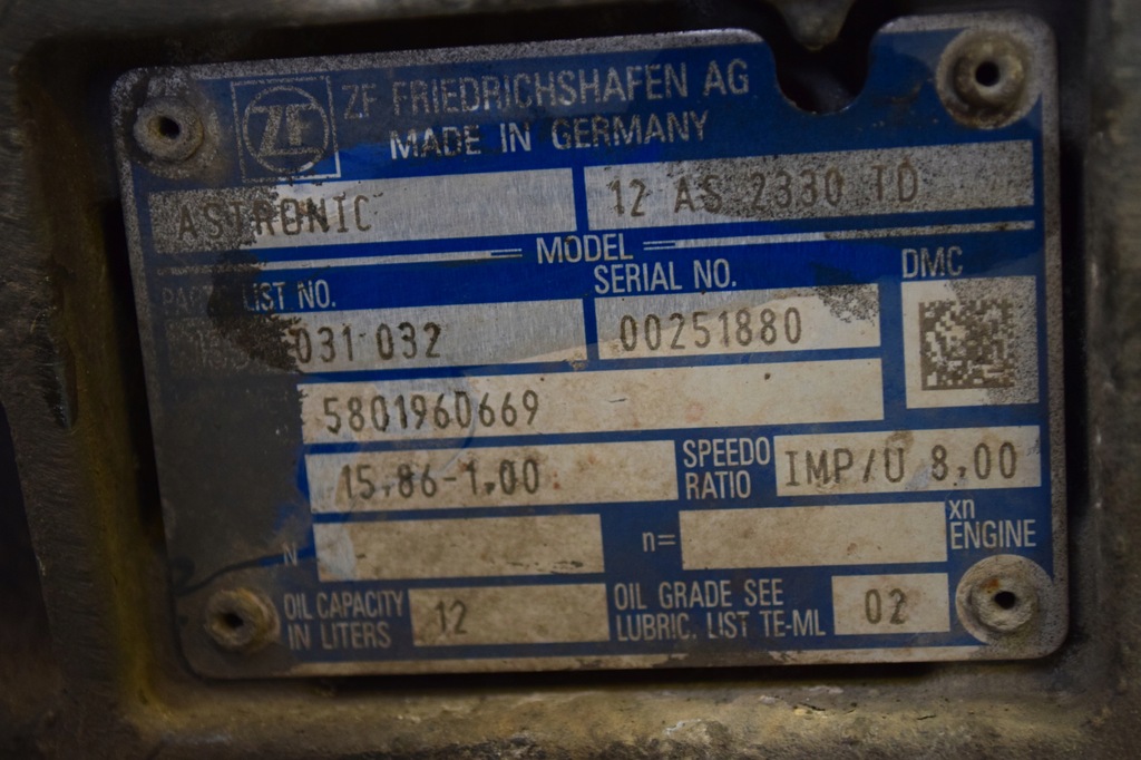 фото №5, Коробка передач передач iveco stralis 12as2330 td