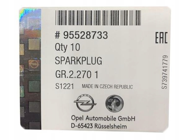 фото №3, Свічка запалювання оригінал chevrolet aveo 1.4