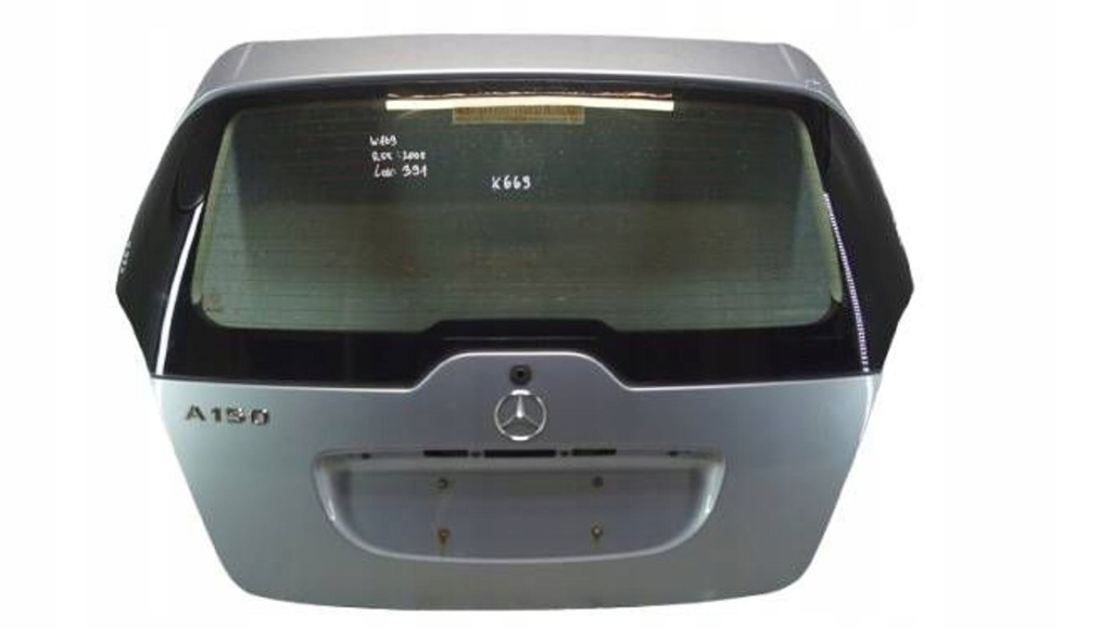 фото №1, Mercedes w169 кришка багажника задня багажника 391 k669