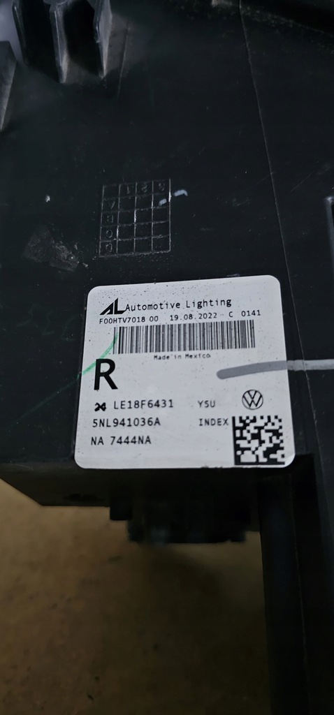 фото №8, Фара vw tiguan 5nl941036a оригінальний номер