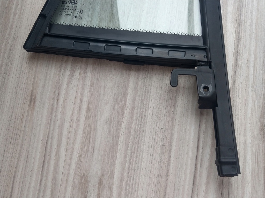 фото №10, Скло бічна двері з прокладка лівий задня hyundai ioniq 16-