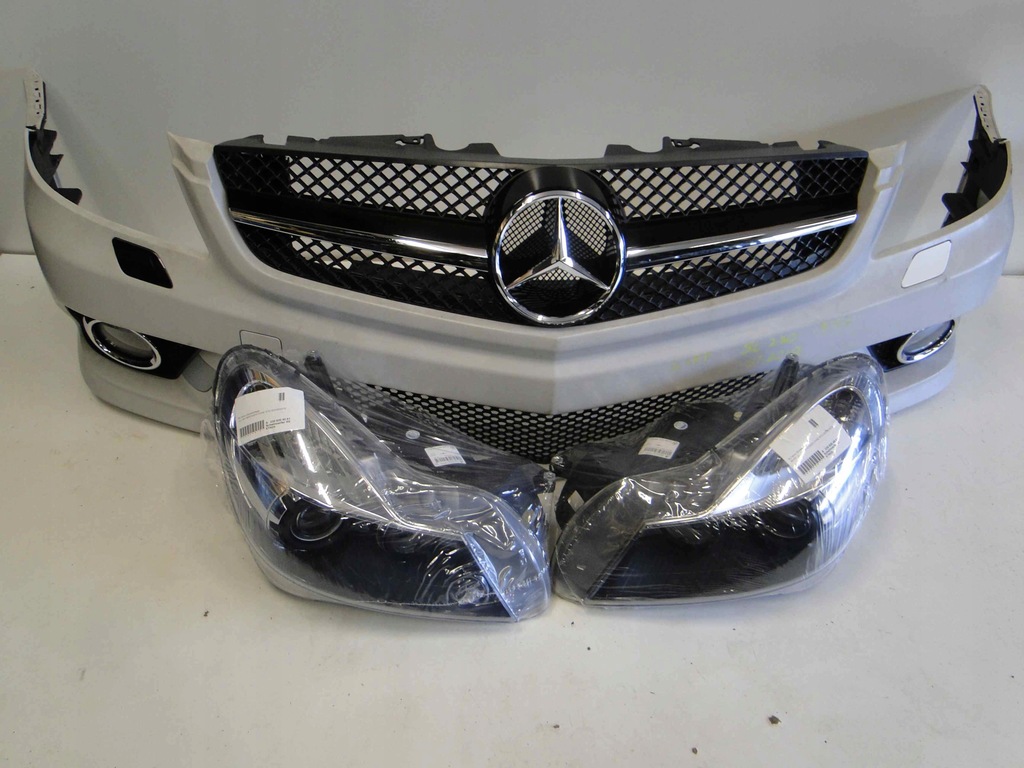 фото №15, Mercedes sl 230 w230 lift бампер передний amg pts