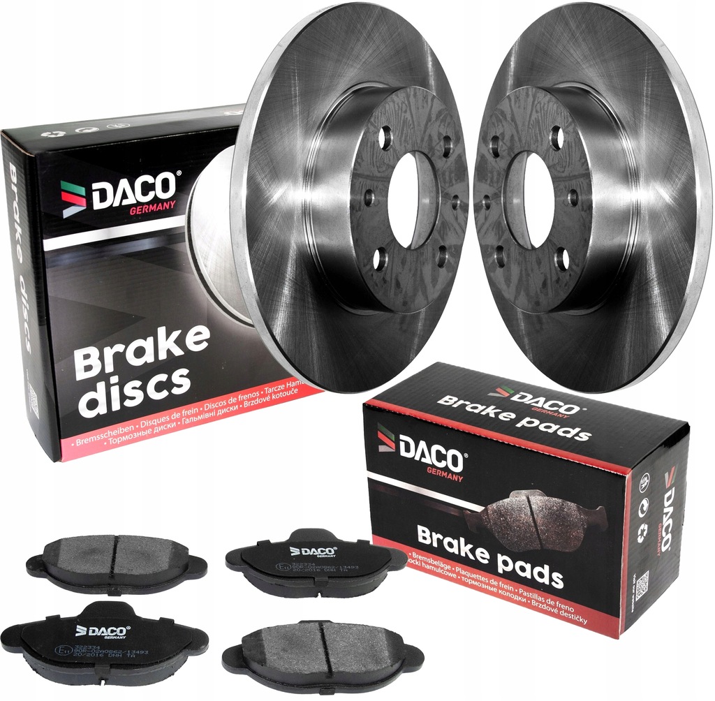 фото №1, Тормозные диски + тормозные колодки перед ford ka 2008-