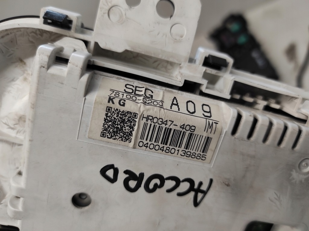 фото №9, Honda accord vii 7 02- 2.2ctdi набір стартовий імобілайзер блок керування 37820-rbd-e71