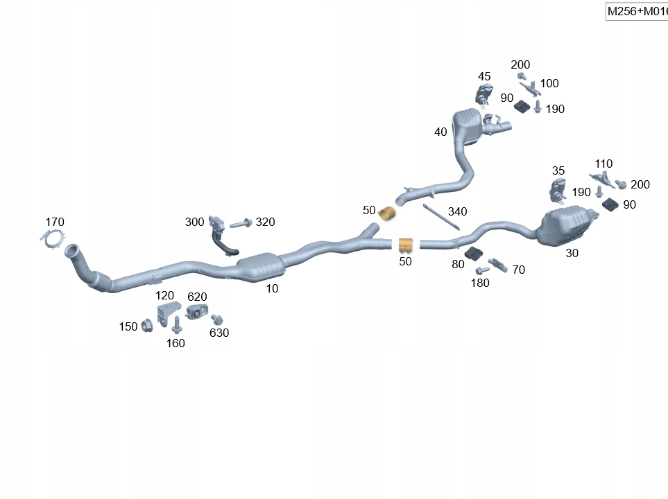 Хомут соединитель трубы выпускной mercedes wiele modeli c e cle glc Доставка
