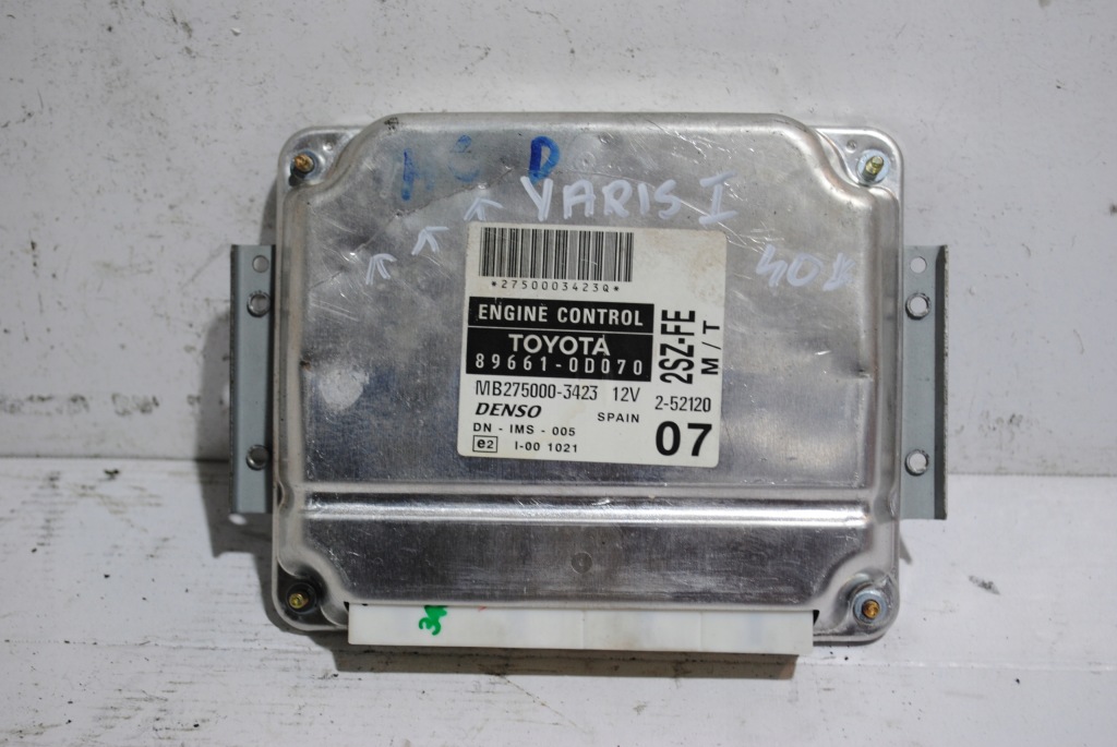 фото №1, Бортовий комп'ютер двигуна toyota yaris i 89661-0d070