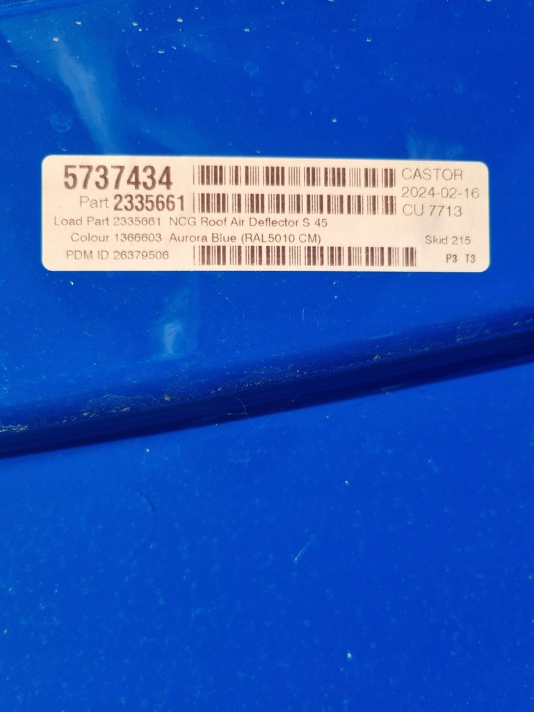 фото №4, Scania s ngs rgs вітровик дахова спойлер спойлер оригінал