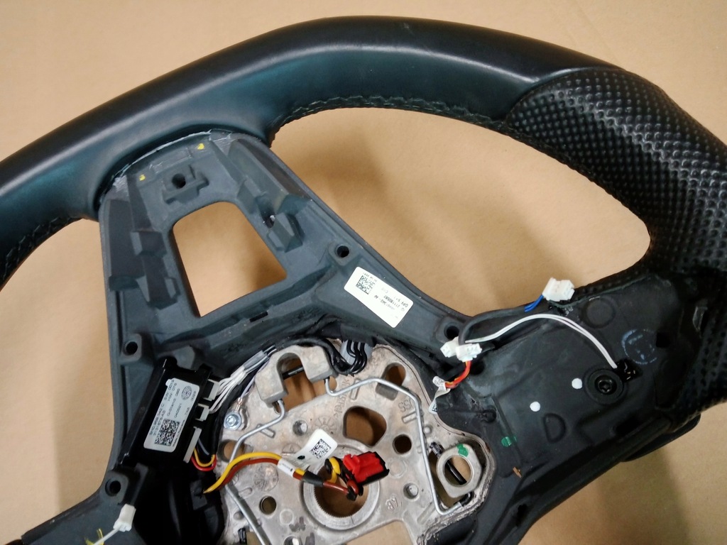 фото №11, Vw golf viii повітропровід шкіра блок керування керма