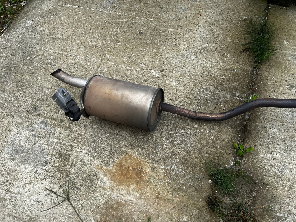 фото №2, Комплект гаситель выхлоп труба выхлопная renault captur i przedlift 0.9 tce