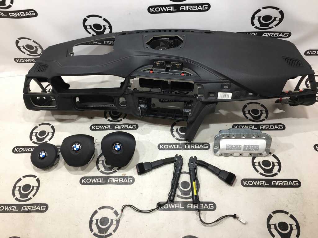 фото №1, Bmw 3 f30 f31 f34 приборная панель консоль подушка безопасности натяжители