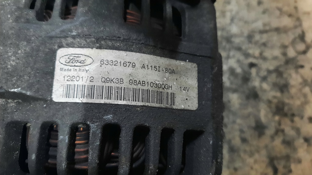 фото №5, Генератор ford focus 1.6b 03r