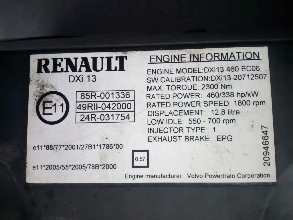 фото №8, Renault magnum dxi 13 кришка клапанів головки