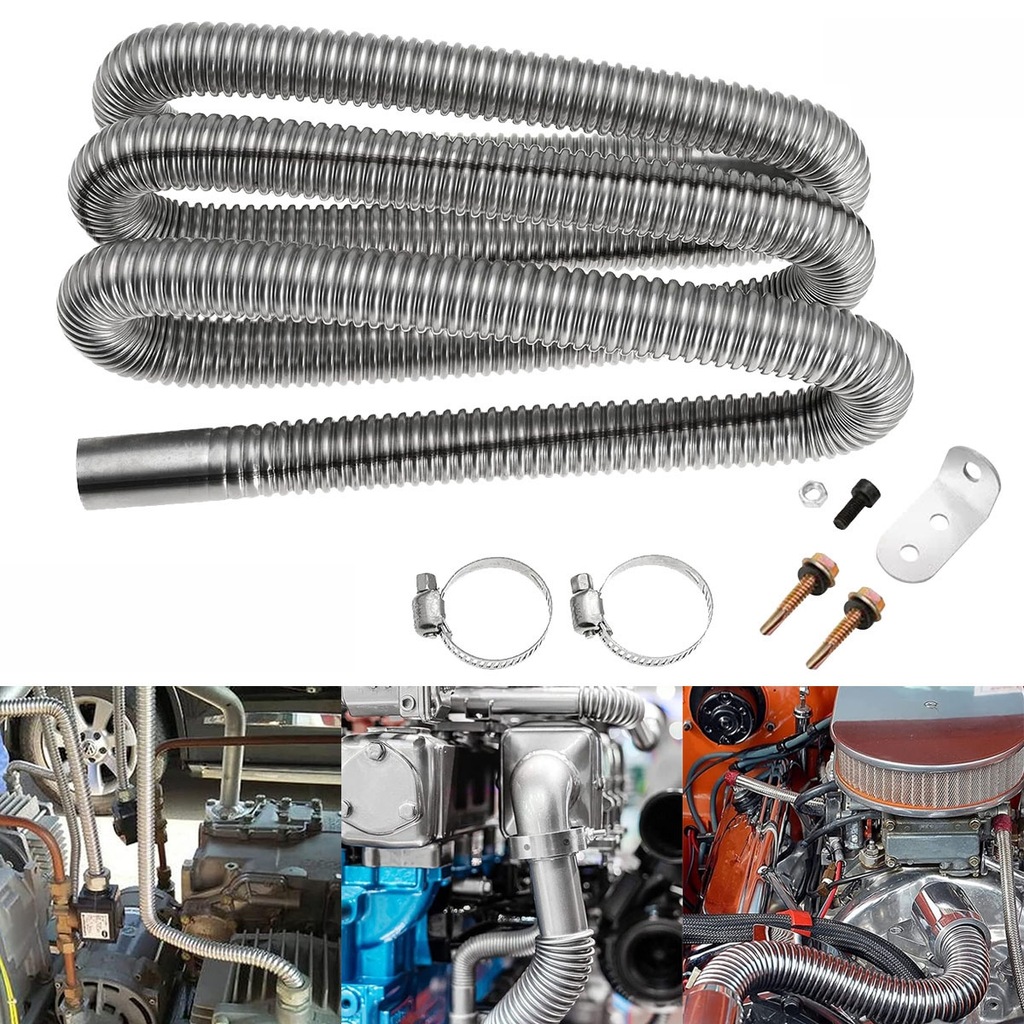 фото №1, Wąż выпускной труба выхлопная выхлопных газов отопления стояночного с суппорт шланг