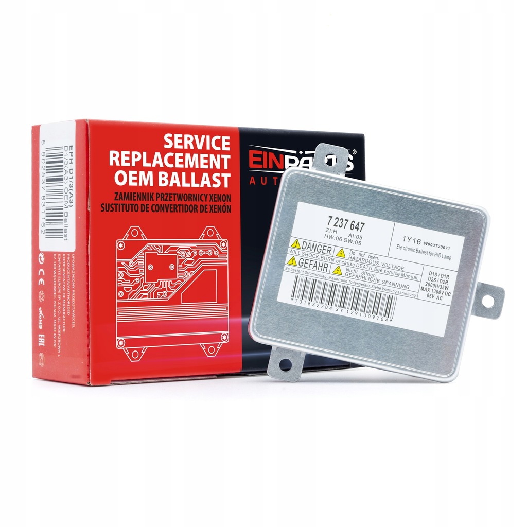 фото №1, Einparts преобразователь d1s d1r d2s d2r bmw e90 f21