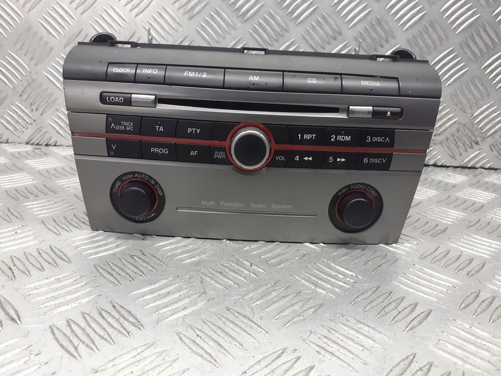 фото №1, Радио заводской mazda 3 bk bs3t66ar0
