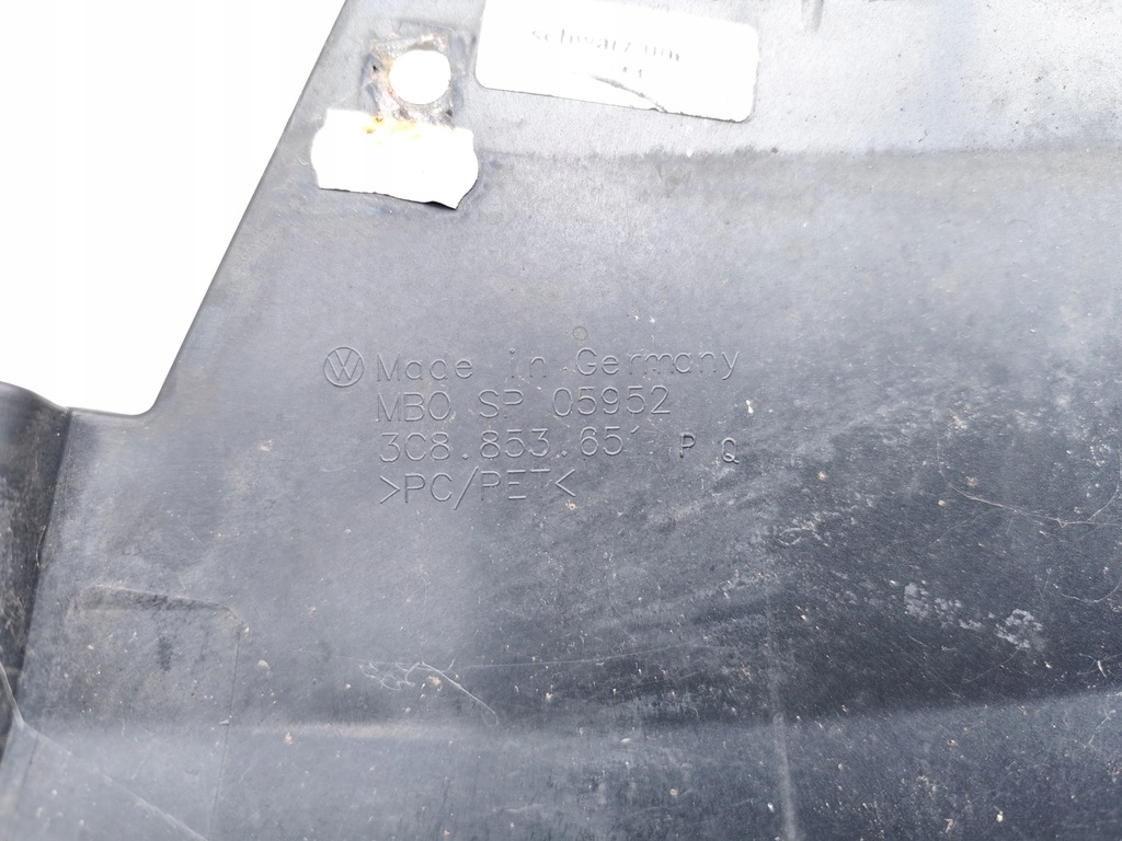 фото №9, Vw passat cc рамка передней номерного знака регистрационный 2010 coupe 4/5dr чёрный