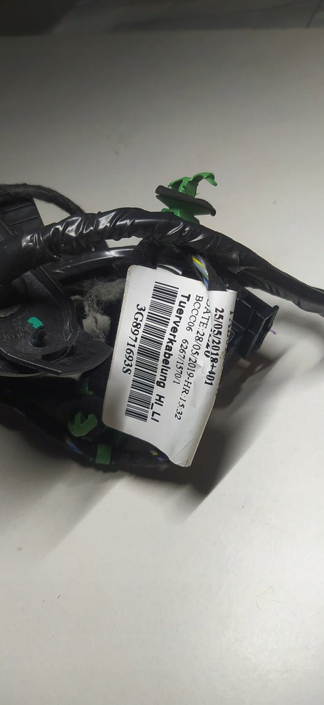 фото №2, Vw жгут дверь 3g8971693s