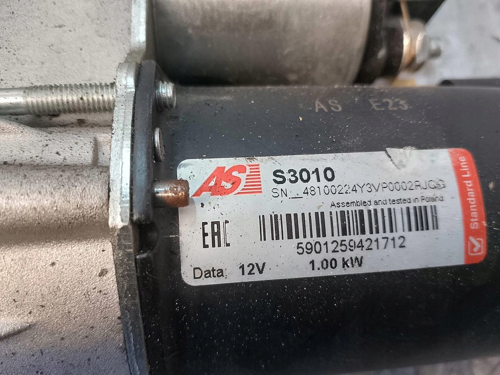 фото №7, Стартер peugeot partner lift s3010 1.6 16v