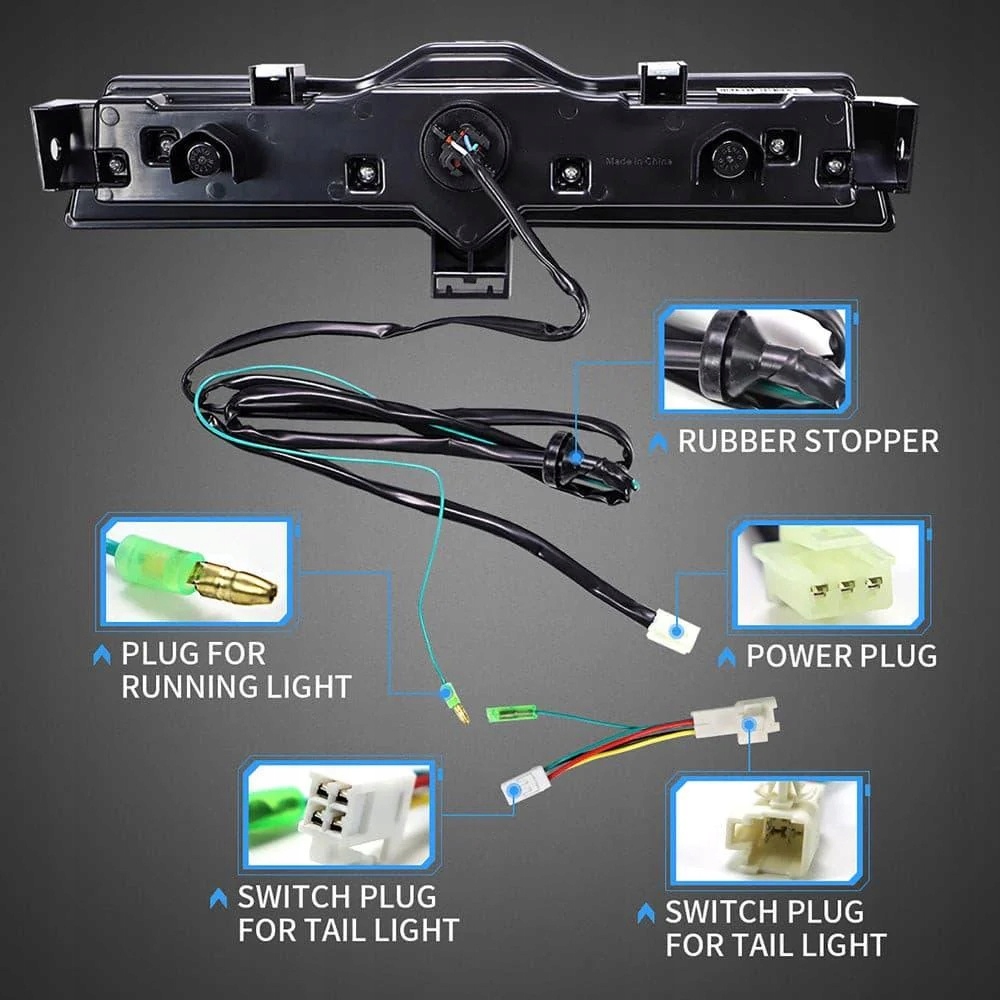 фото №16, Лампа задняя заднего вида заднего вида бампер vland led toyota gt86 gt-86 frs brz