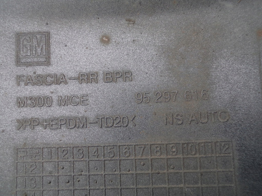 фото №11, Chevrolet spark 2010-2015 | бампер задня задній 95297616 | 179