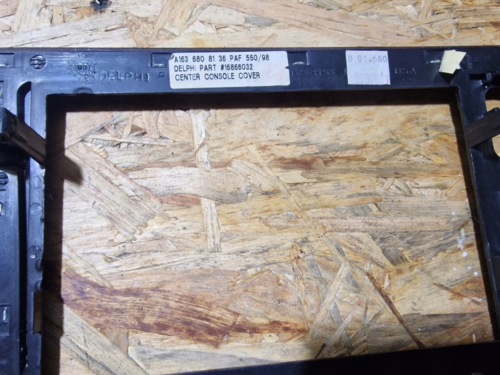 Рамка средняя декоративная  mercedes w163 ml a1636808136 с Разборки